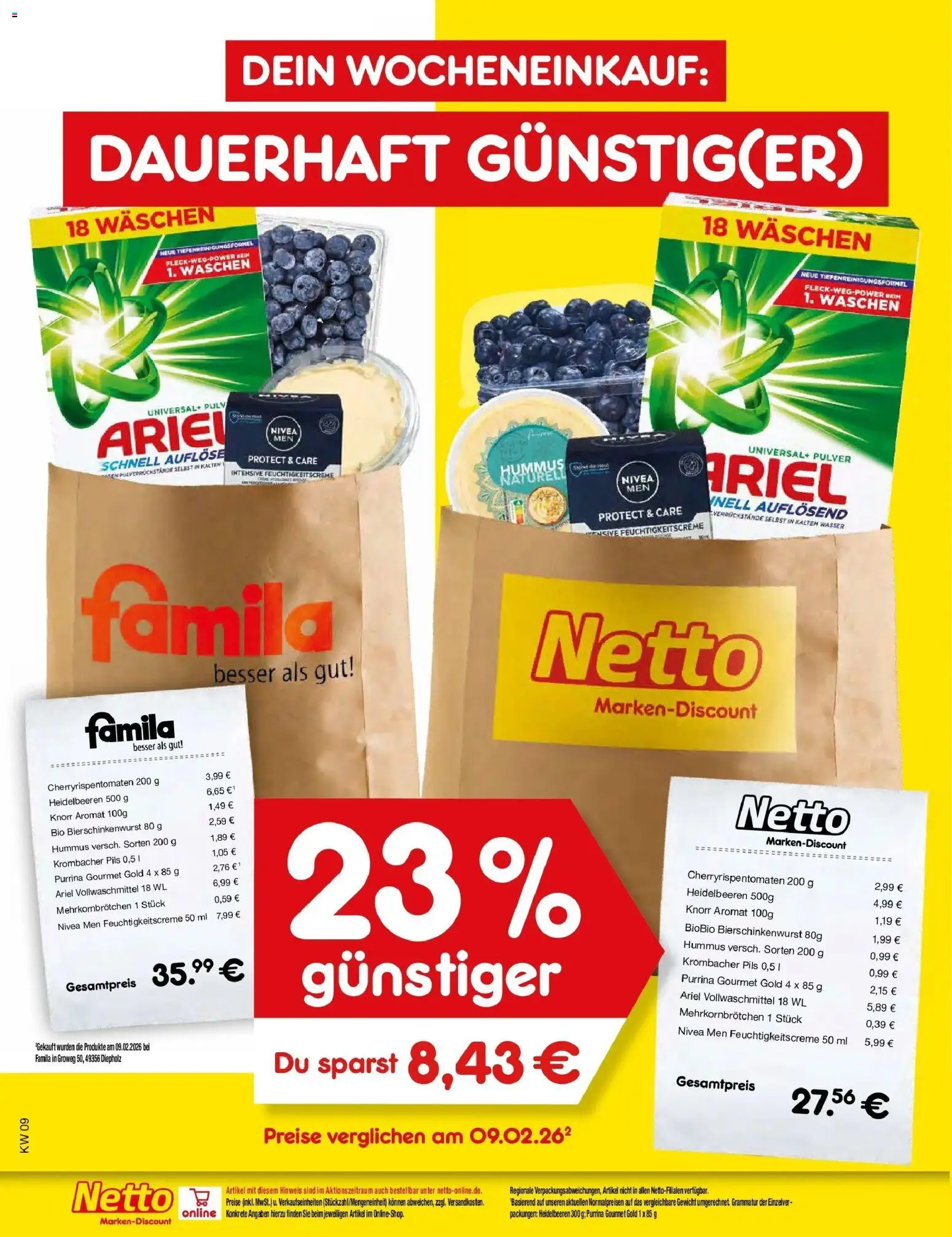 Vorschau von dem Prospekt des Geschäftes Netto Marken-Discount, gültig ab dem 22.02.2026