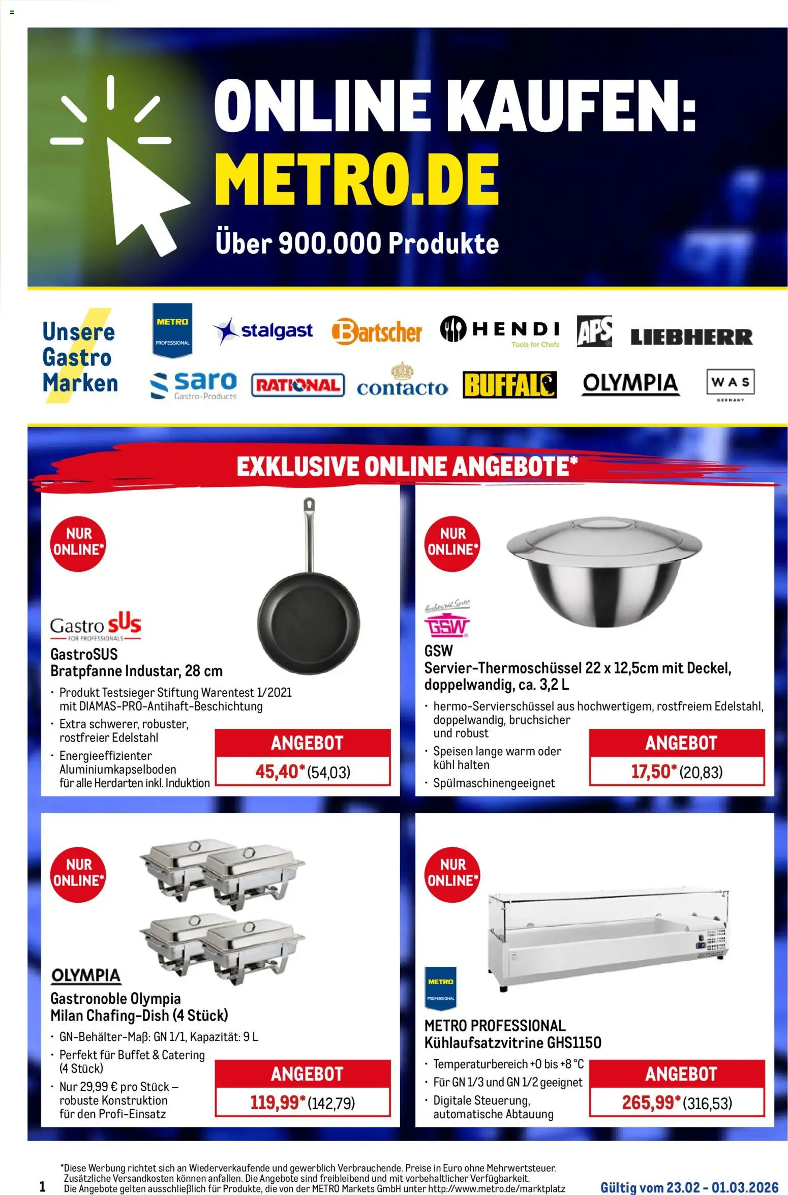 Vorschau von dem Prospekt des Geschäftes Metro, gültig ab dem 23.02.2026