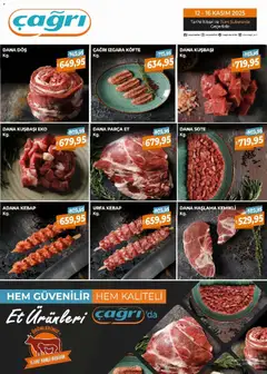 Çağrı Market Kasap Katalog 12.11.2025 - Broşürünün önizlemesi