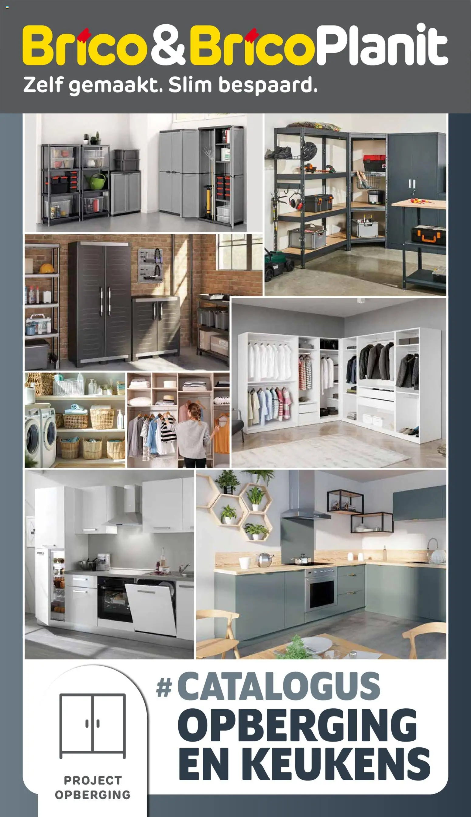 Voorbeeld van Onze opbergingcatalogus van winkel Brico Plan-it geldig vanaf 20/02/2026