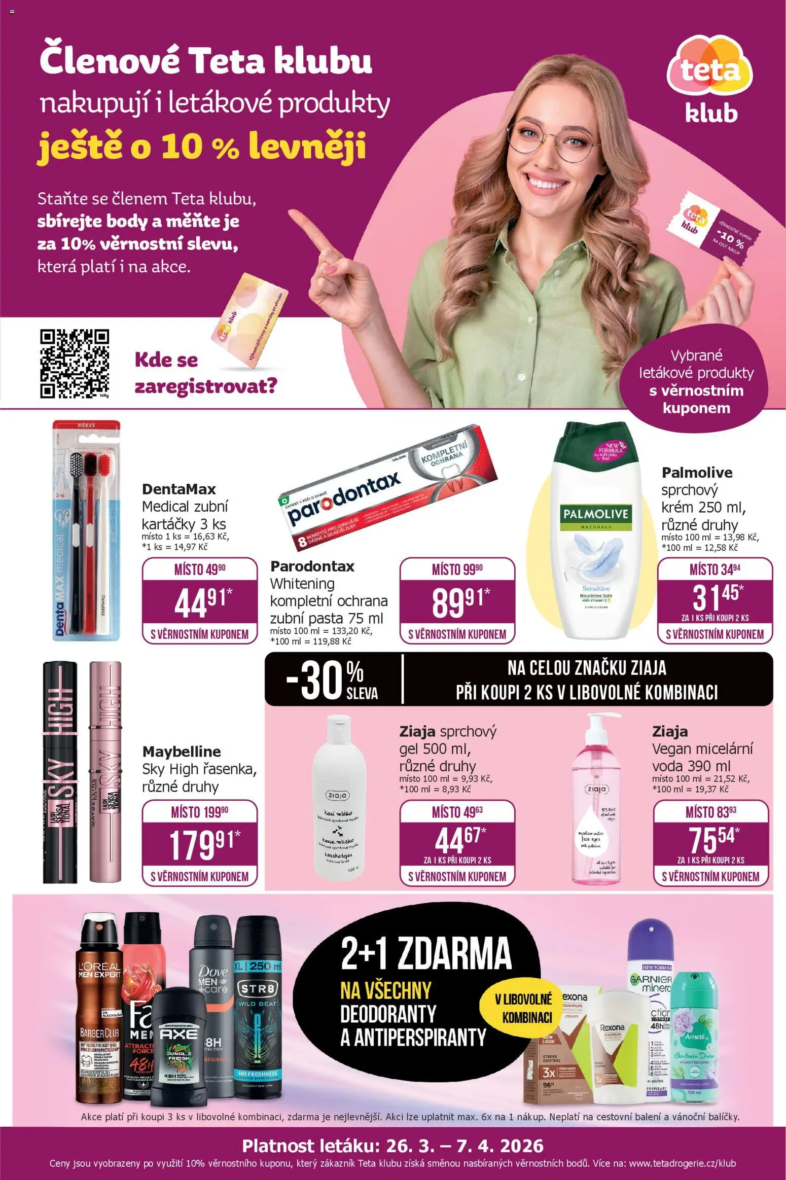 Náhled nabídky: TETA Drogerie TETA Drogerie leták - Klub platný od 26.03.2026