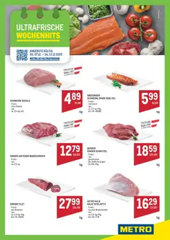 Vorschau der Angebote: Metro Angebote Wochenhits gültig ab 07.12.2025