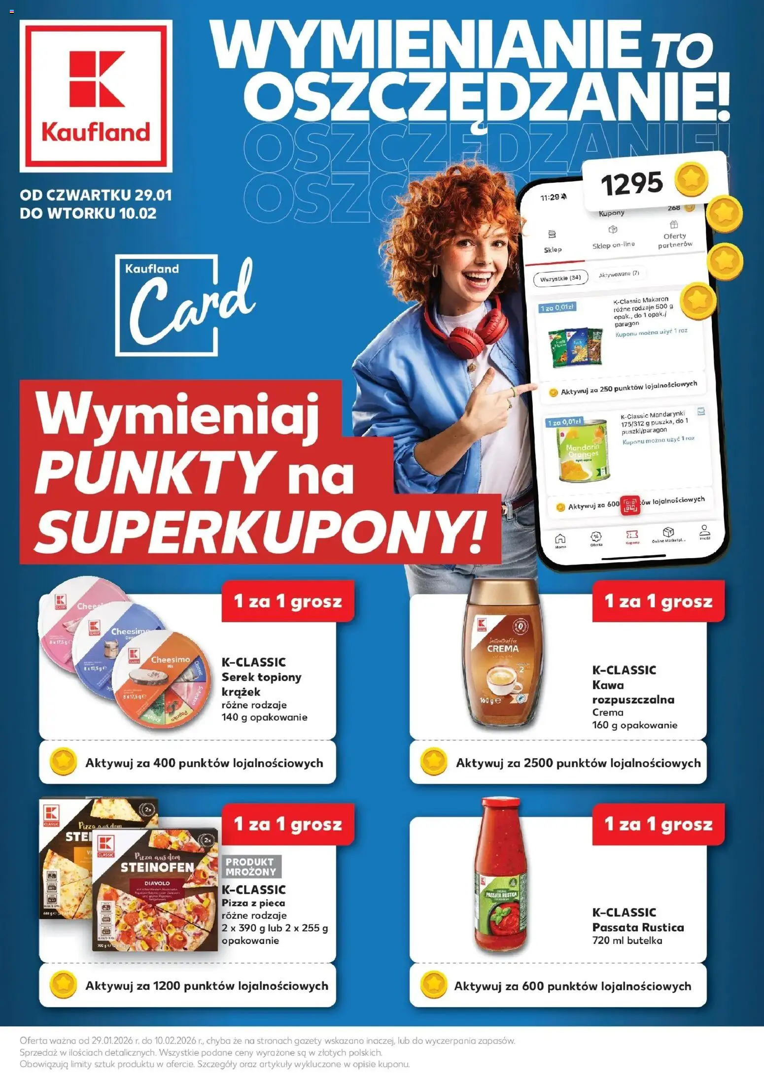 Pogląd gazetki "Superkupony" ze sklepu Kaufland ważnej od 29.01.2026
