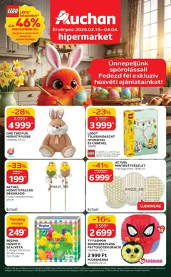 Auchan - Húsvéti ajánlataink megtekintése, amely érvényes 2026.02.19.-től