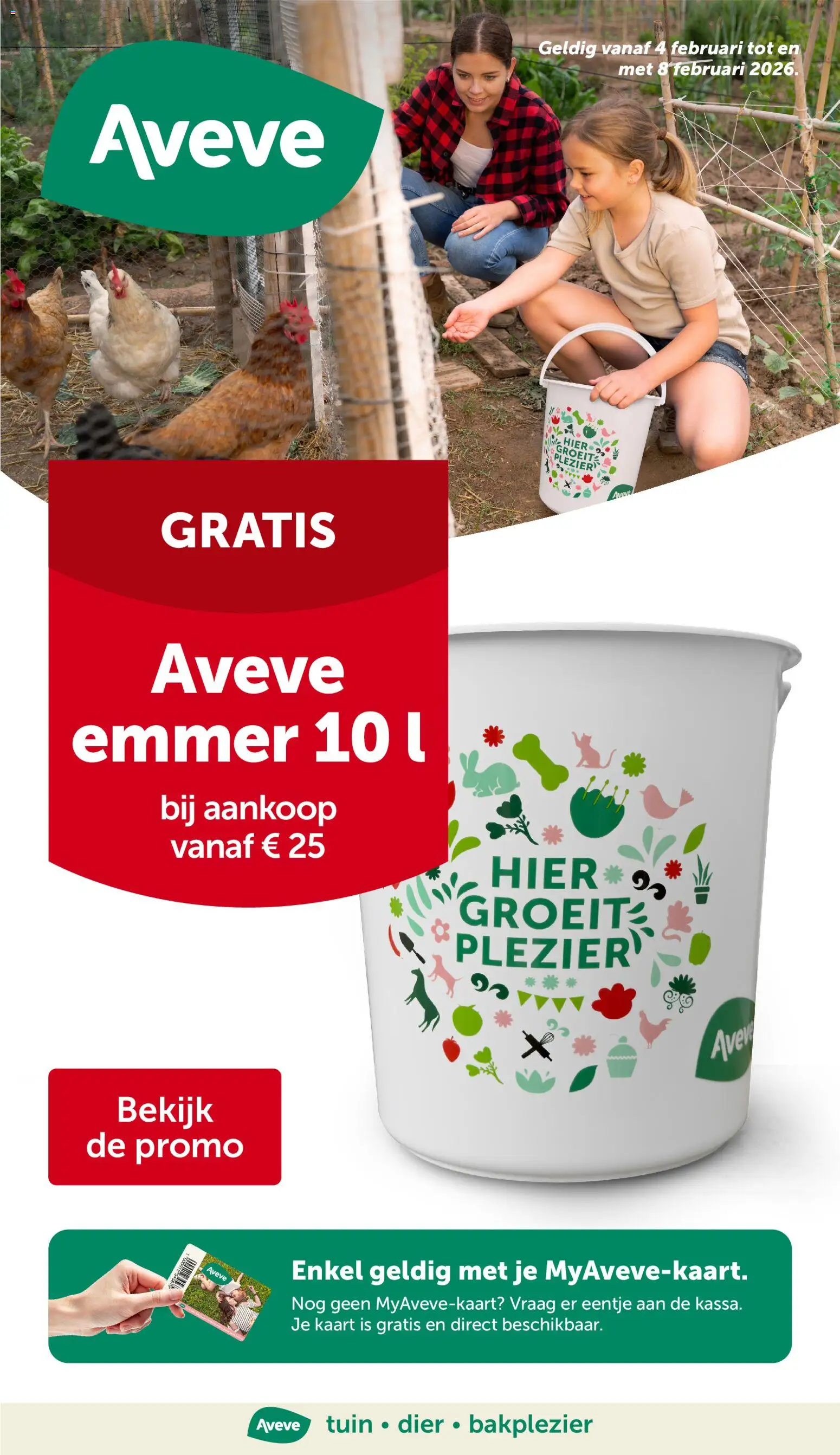 Voorbeeld van Folder van winkel Aveve geldig vanaf 04/02/2026