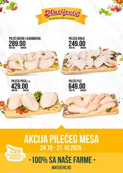 Pregled Matijevic kataloga - važi od 24.10.2025