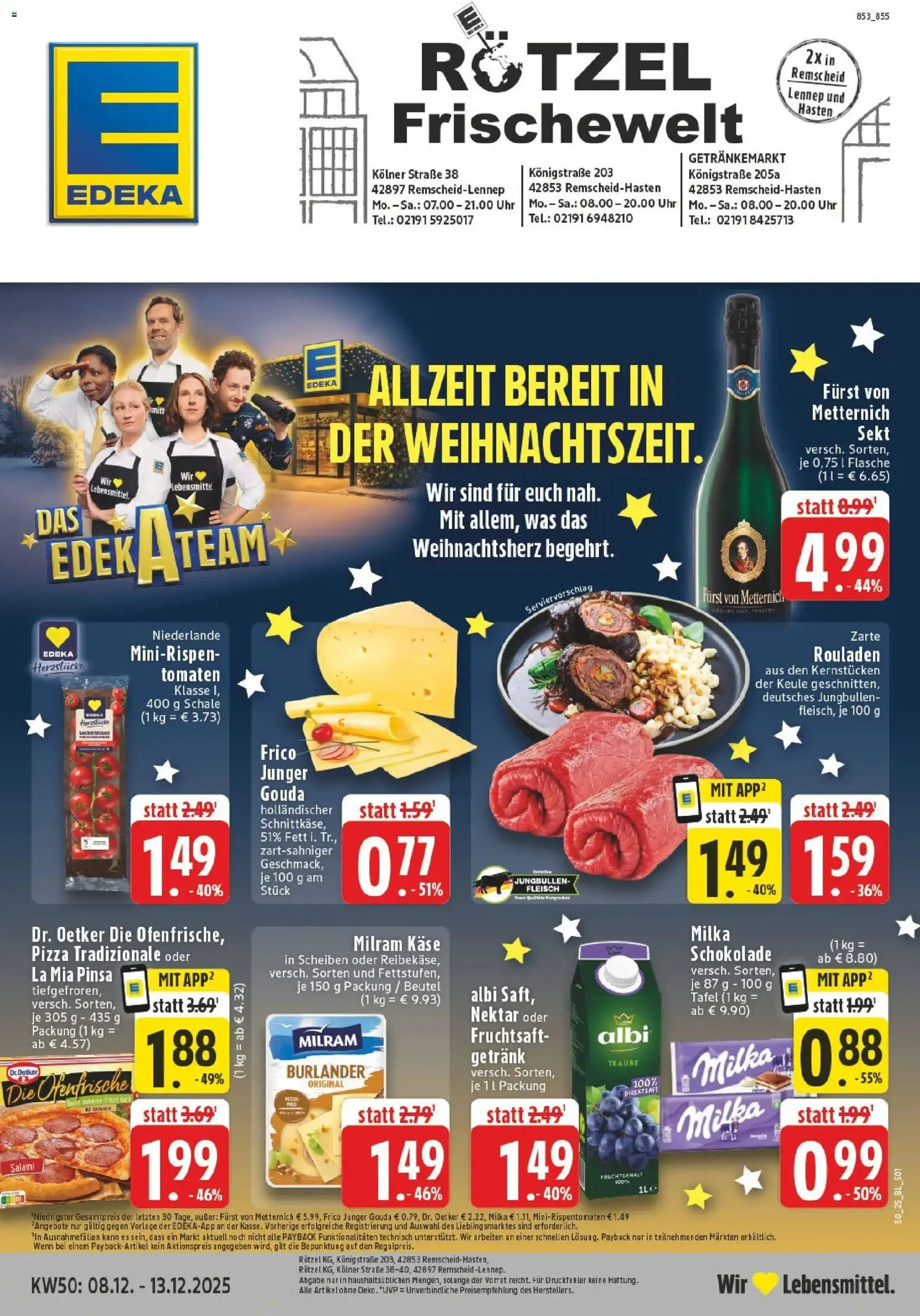 Vorschau von dem Prospekt des Geschäftes Edeka, gültig ab dem 07.12.2025