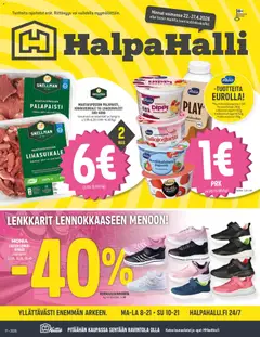Kaupan Halpa Halli Halpa Halli tarjoukset esikatselu, voimassa 22/04/2026