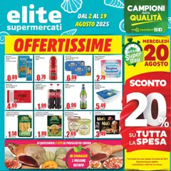 Anteprima dell'opuscolo Attuale volantino dal negozio Elite Supermercati valido da 02/08/2025
