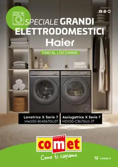 Anteprima dell'opuscolo Volantino Grandi Elettrodomestici Haier dal negozio Comet valido da 17/11/2025