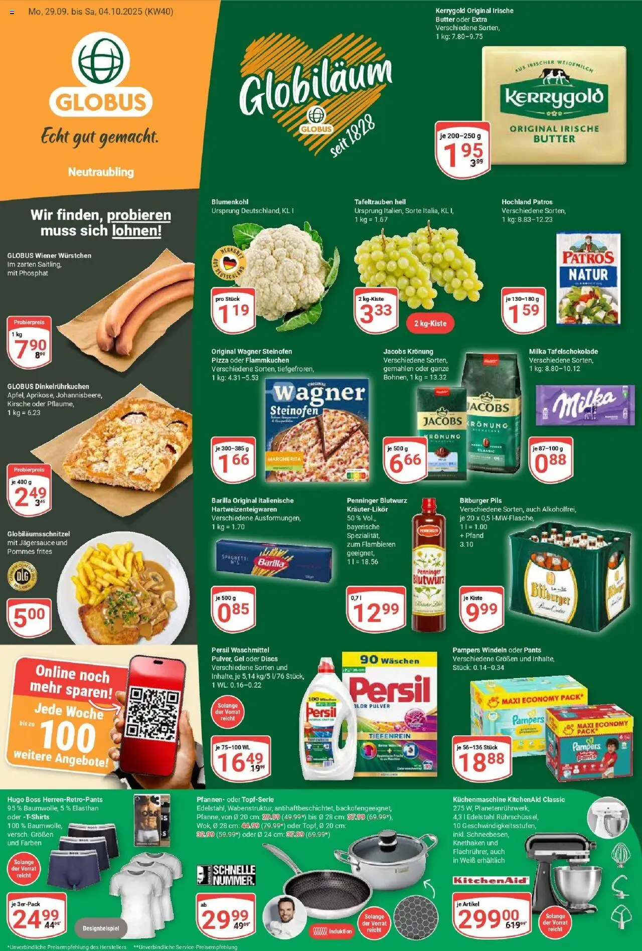 Globus Prospekt ab Montag 28.09.2025 > Prospekt Neutraubling	