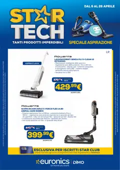 Anteprima dell'opuscolo Euronics volantino Aspirazione dal negozio Euronics valido da 06/04/2026