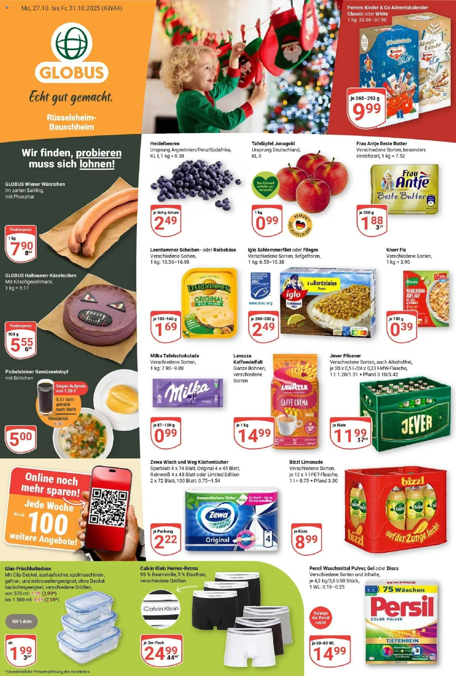 Vorschau von dem Prospekt des Geschäftes Globus, gültig ab dem 26.10.2025