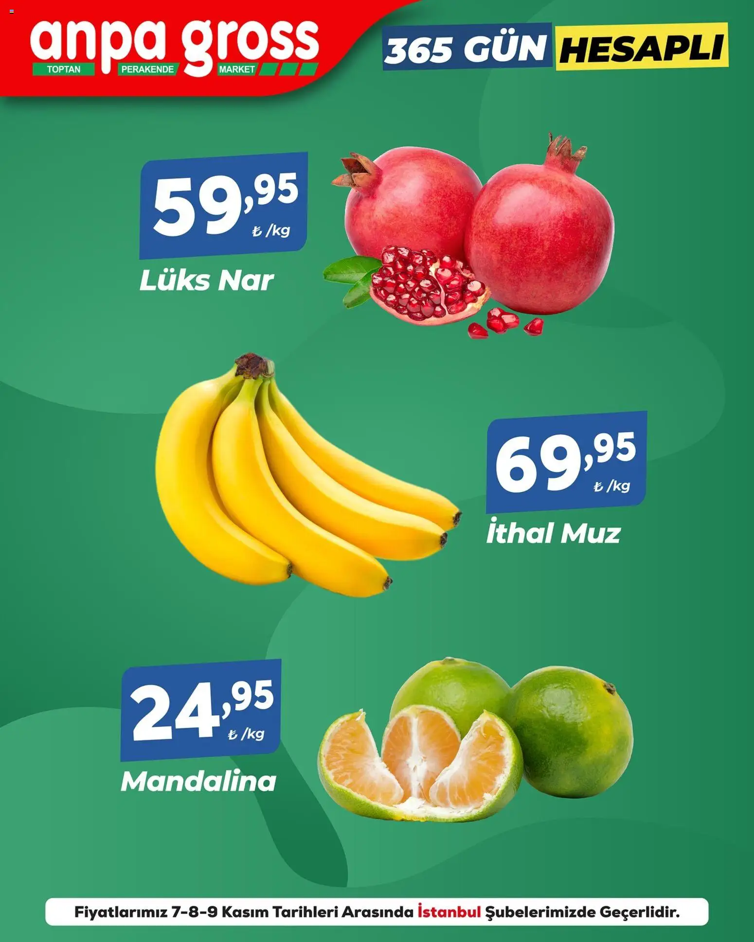 Anpa Gross Sebze ve meyve 07.11.2025 - Broşürünün önizlemesi