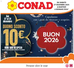 Anteprima dell'opuscolo Buon 2026 dal negozio Conad valido da 26/12/2025