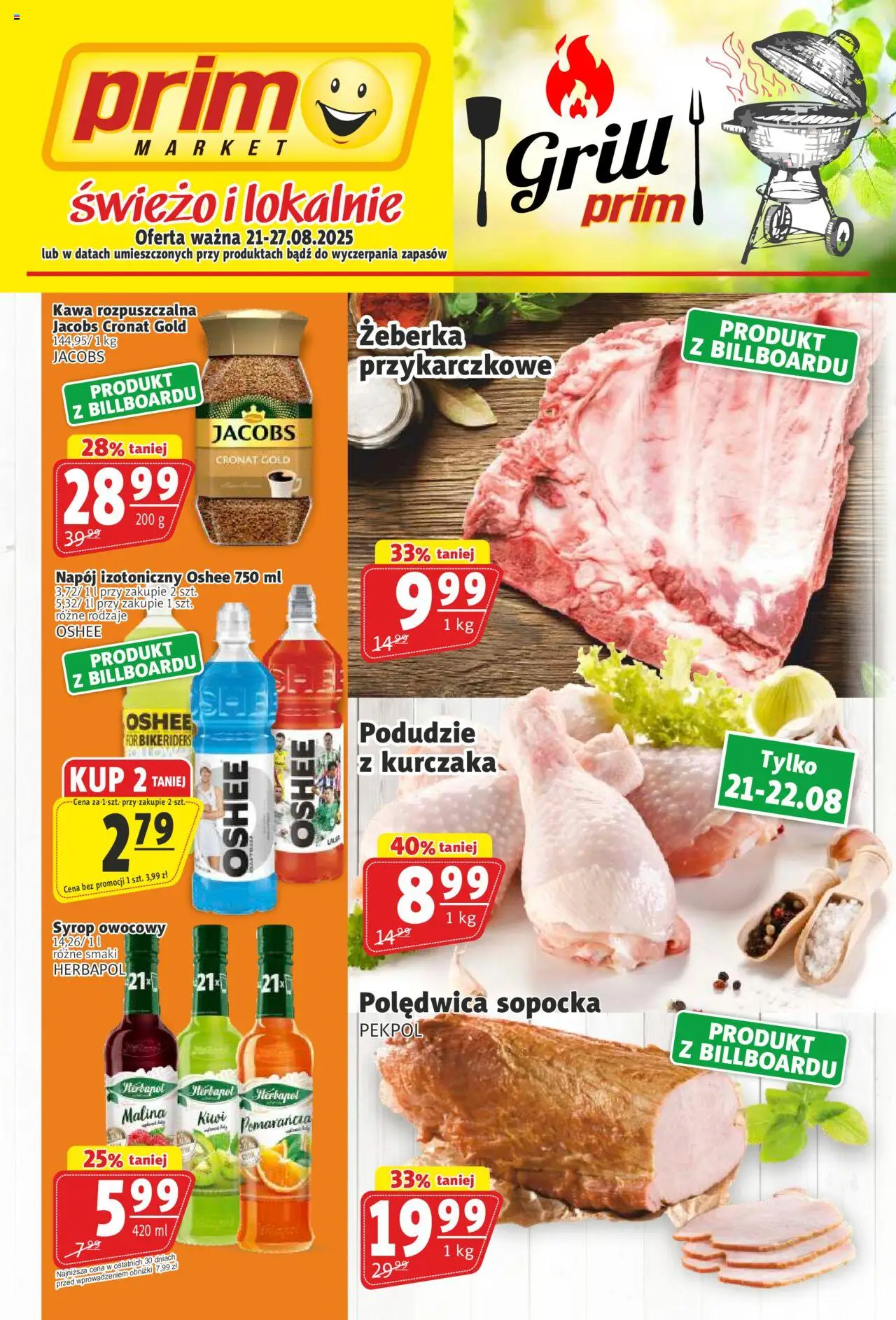 Prim Market Gazetka od 21.08.2025 - Nowa Gazetka - Numer strony 1