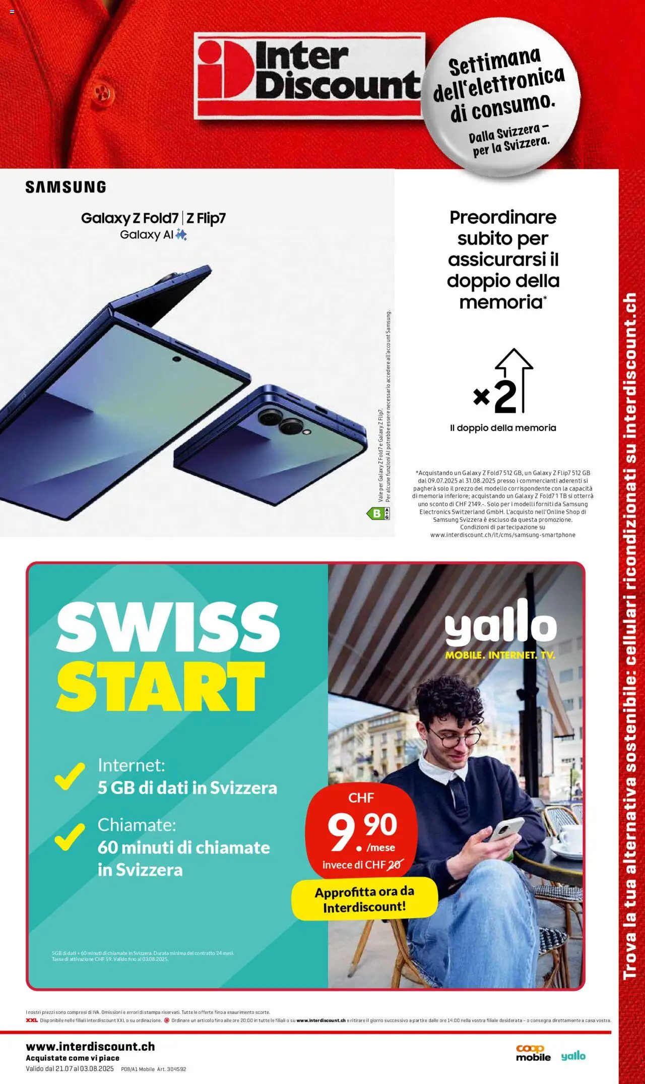 Interdiscount Aktionen Mobile IT ab 21.07.2025 - Seitennummer 1