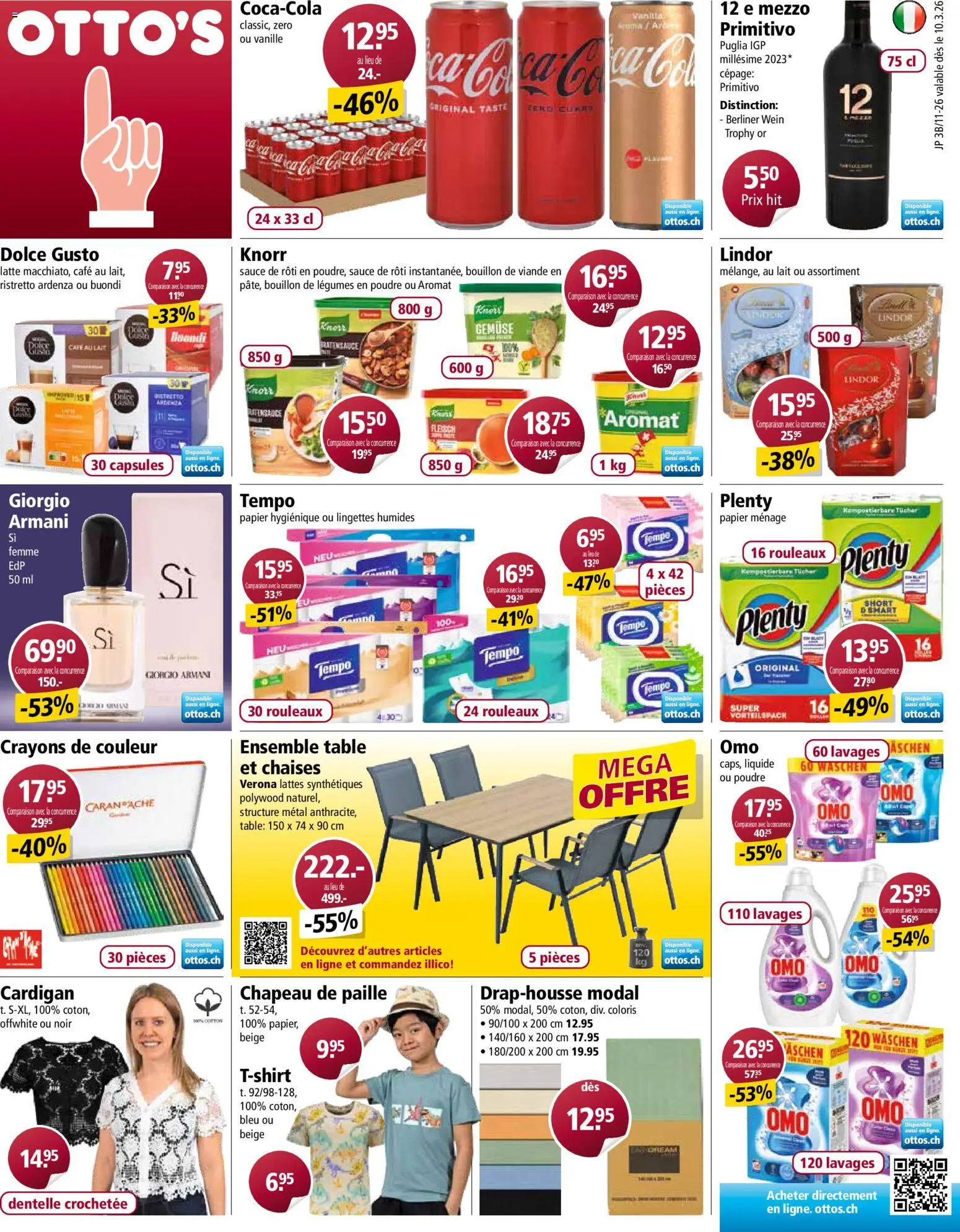 Vorschau des Merkblatts Otto's Aktionen FR vom Shop Otto's gültig von 10.03.2026 bis 16.03.2026