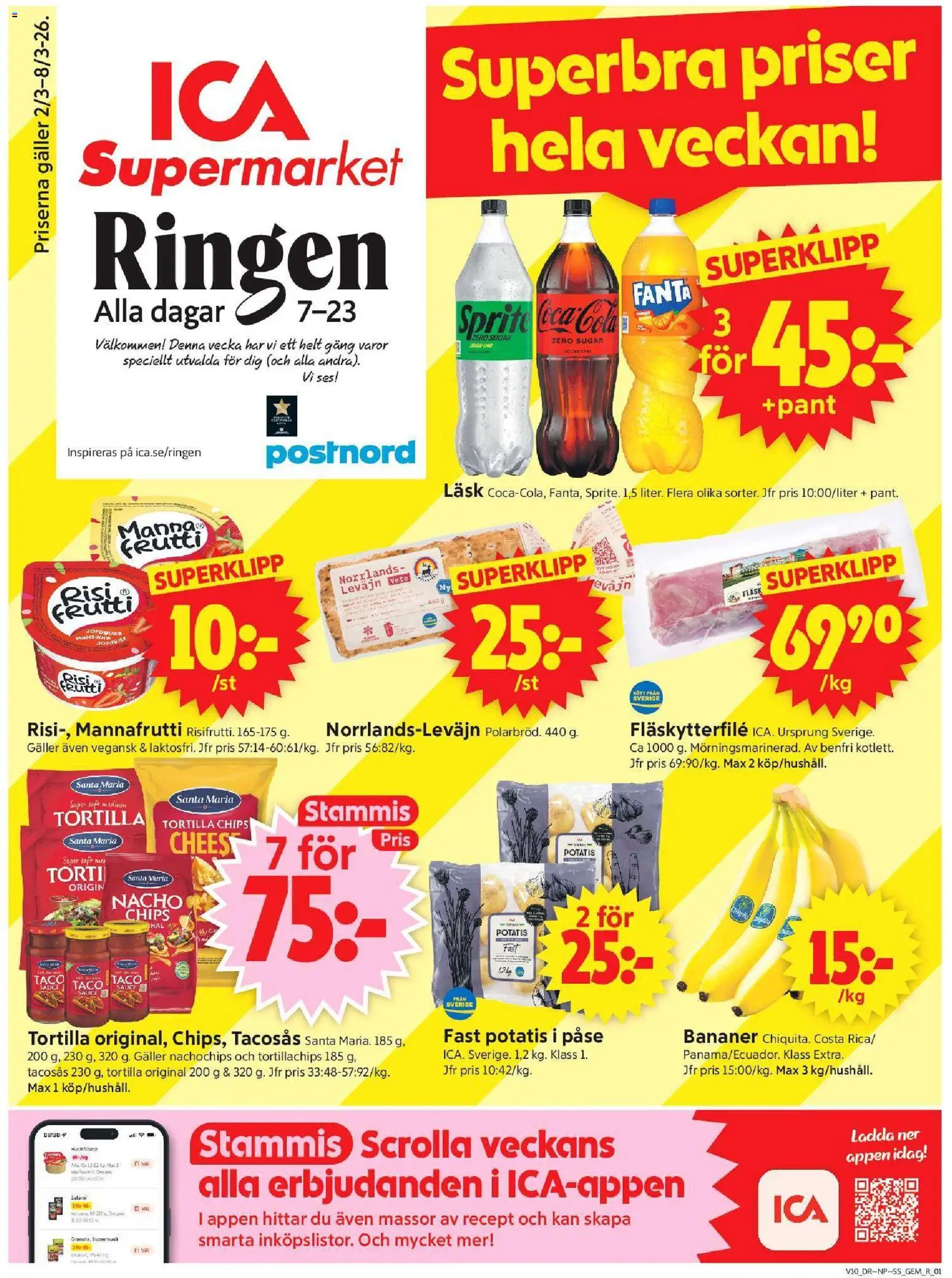 Förhandsgranska reklamblad Stockholm från butik ICA Supermarket gäller från 02/03/2026