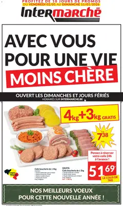 Prévisualisation de Folder de la semaine 1 du magasin Intermarché formulaire valide 02/01/2026