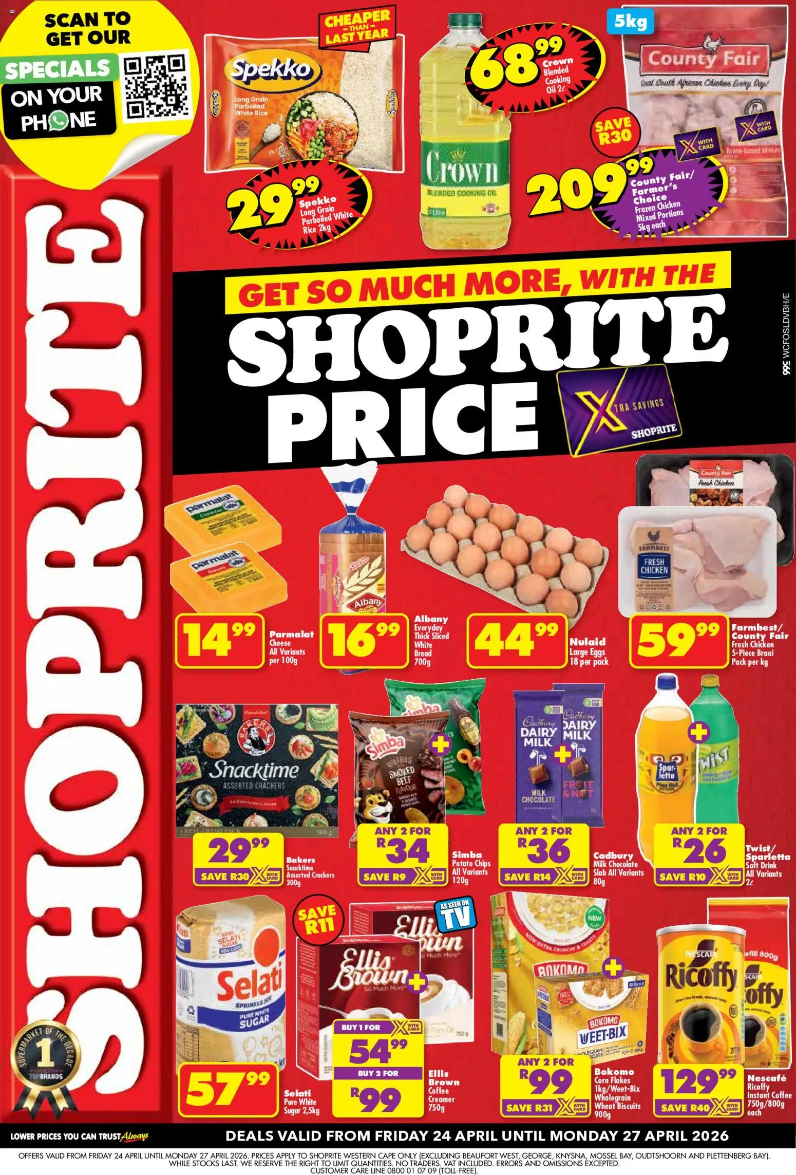 Preview of Shoprite flyer valid from 24/04/2026