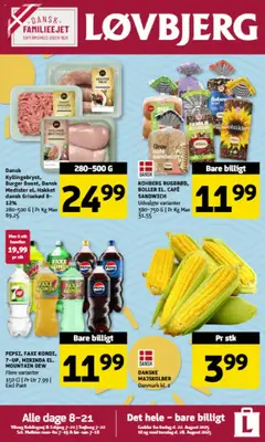 Eksempel på tilbudsavis Tilbudsavis fra butik Løvbjerg gyldig fra 22/08/2025