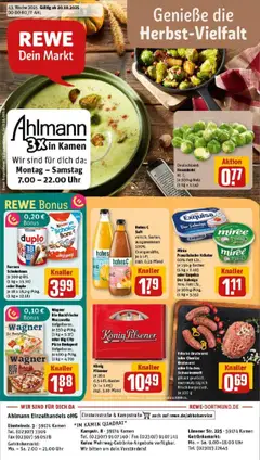Vorschau von dem Prospekt des Geschäftes Rewe, gültig ab dem 19.10.2025