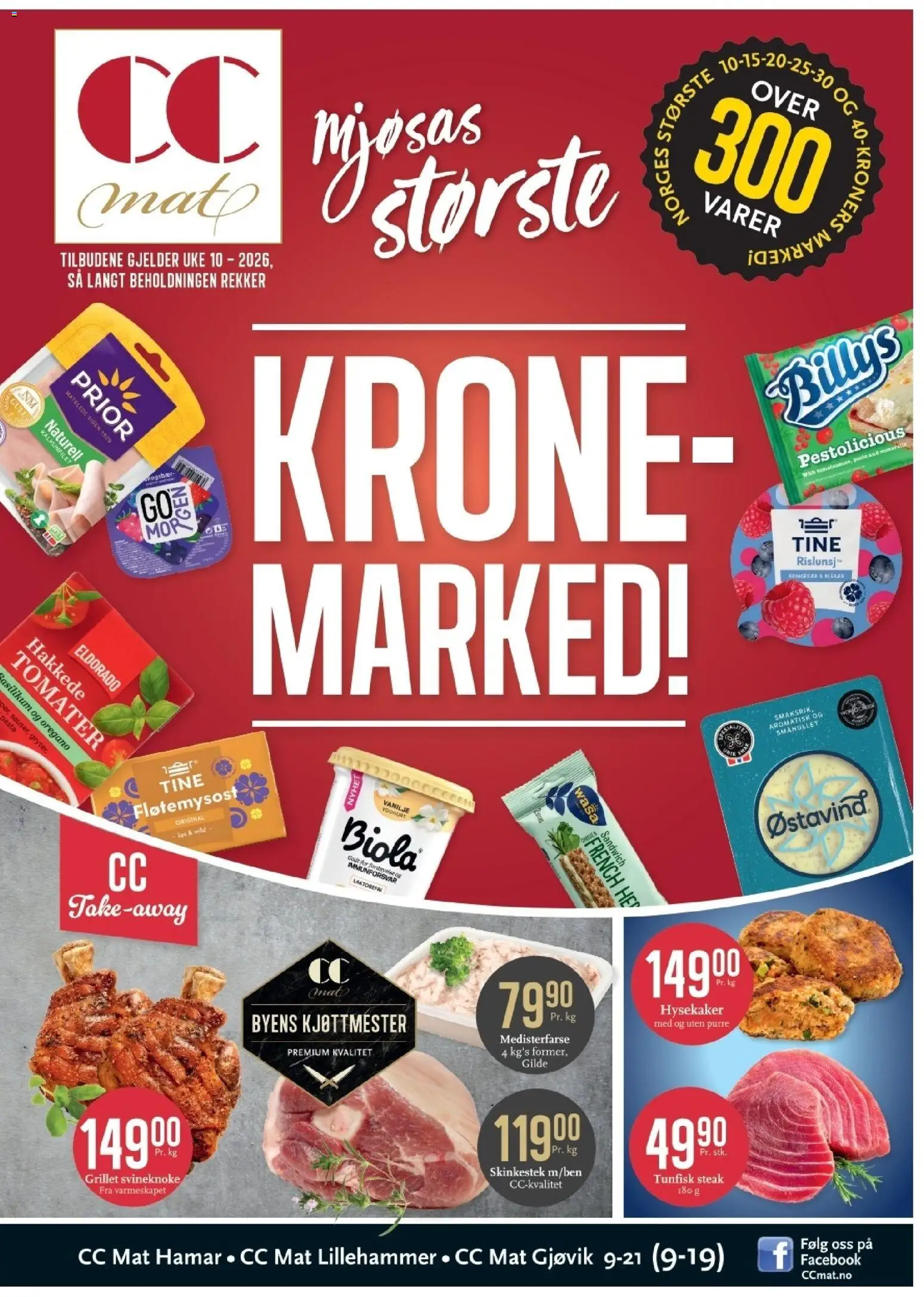 Forhåndsvis CC Mat kundeavis fra butikk CC Mat gyldig fra 02/03/2026