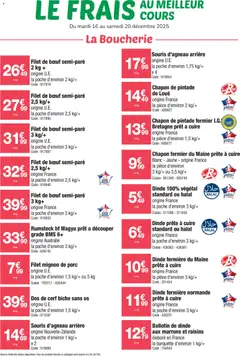 Prévisualisation de Frais au meilleur cours du magasin Promocash formulaire valide 16/12/2025