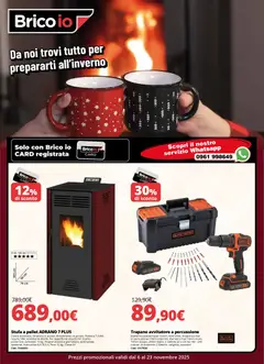 Anteprima dell'opuscolo Volantino Settingiano dal negozio Brico io valido da 06/11/2025