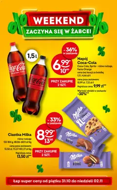 Pogląd gazetki "Weekendowe promocje" ze sklepu Żabka ważnej od 31.10.2025