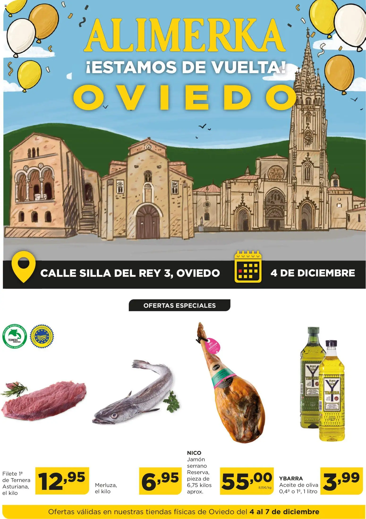 Vista previa del folleto de la tienda Alimerka válido desde el 04/12/2025 