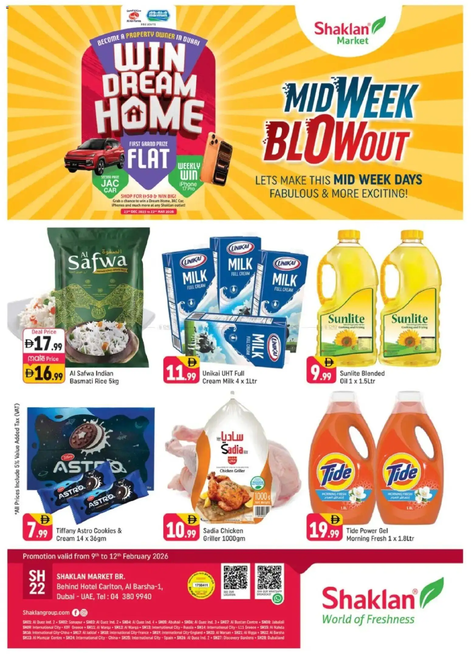 Preview of the catalogue Midweek Blow Out - Al Barsha 1, Dubai of store Shaklan valid from 9 Feb, 2026