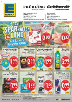 Vorschau von dem Prospekt des Geschäftes Edeka, gültig ab dem 14.09.2025