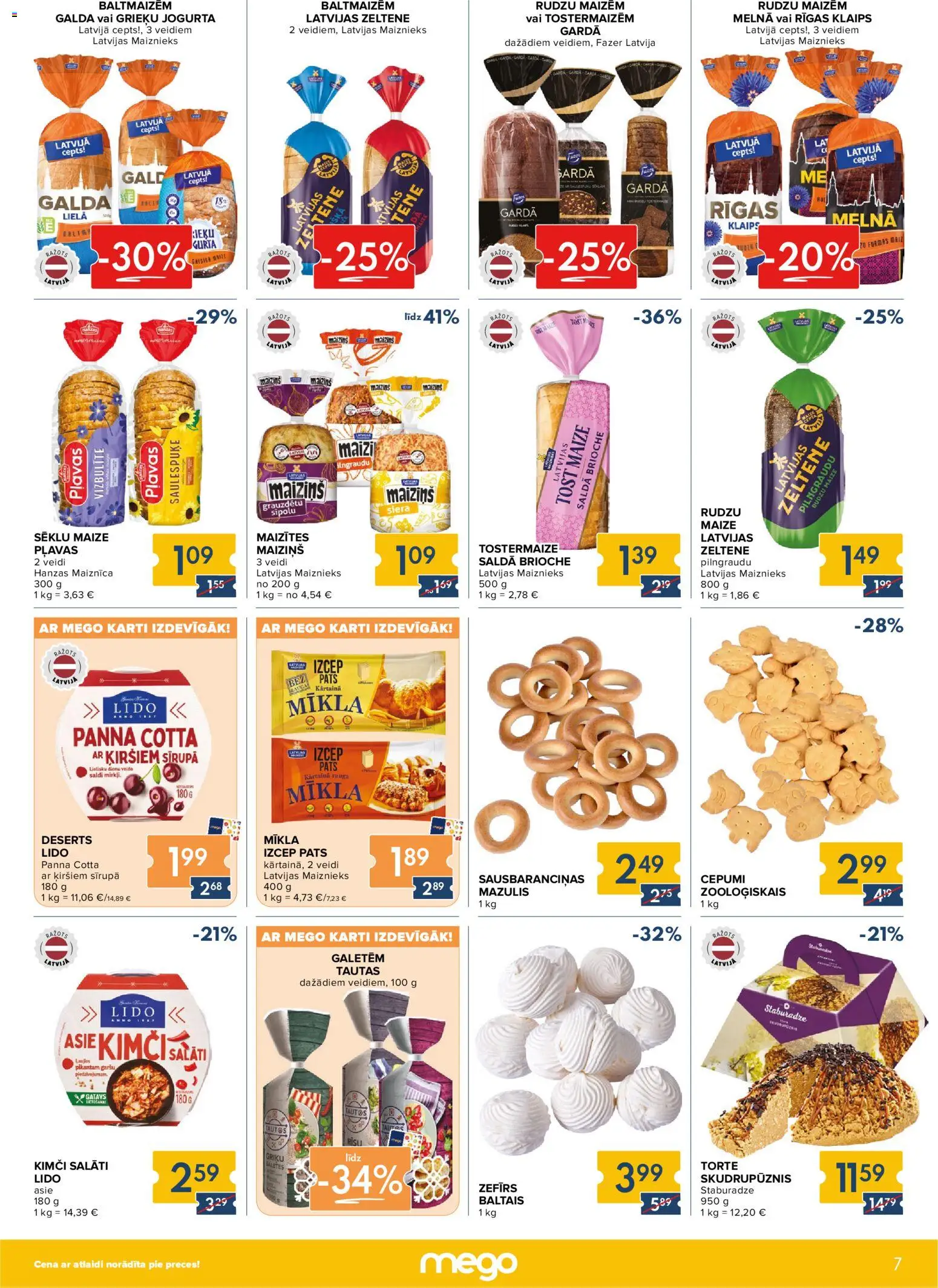 Skatīt Mego akciju bukletu, derīgs no 2026.01.05