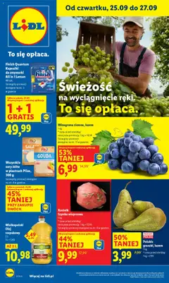 Pogląd gazetki "Gazetka" ze sklepu Lidl ważnej od 25.09.2025