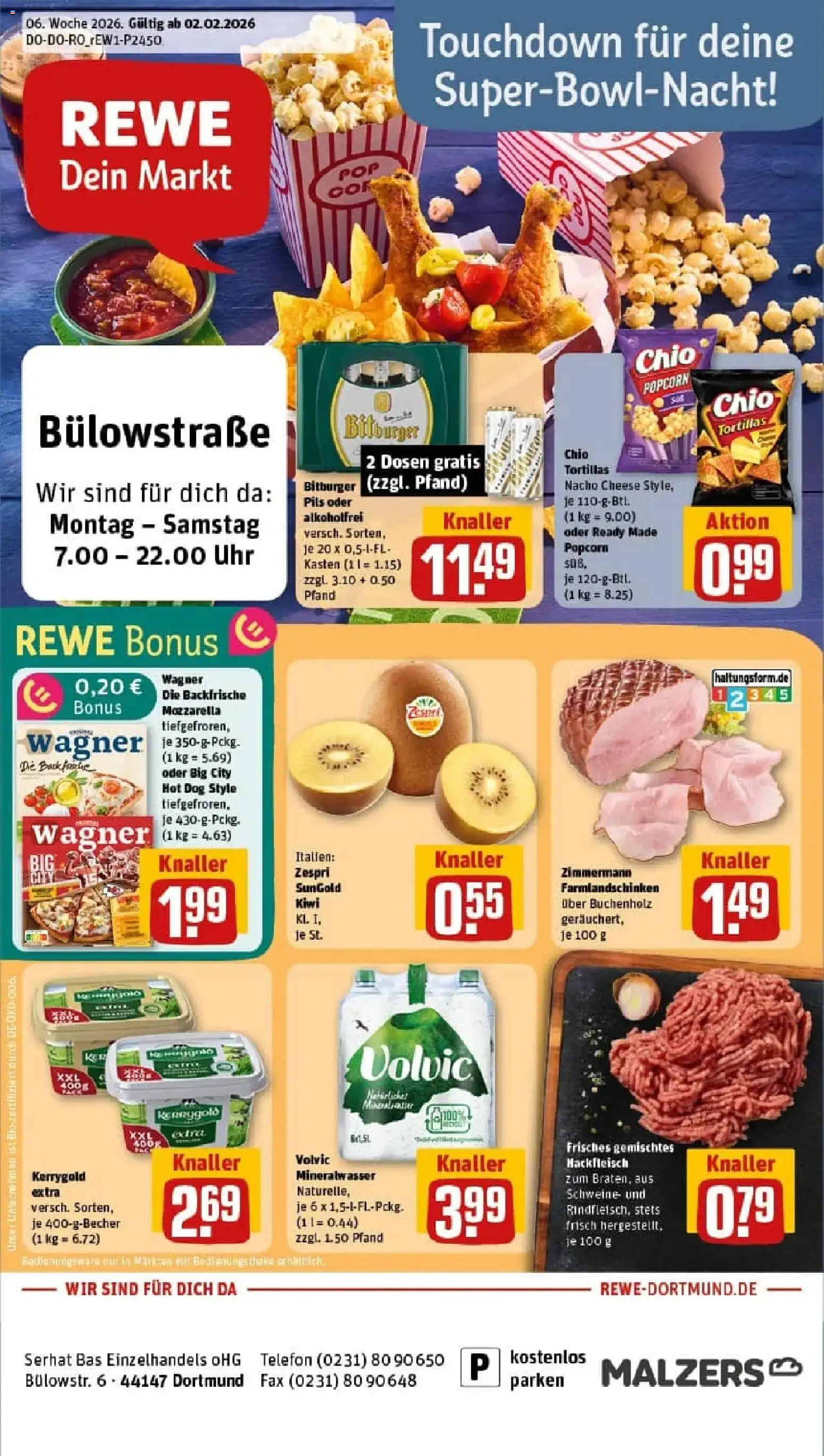 Vorschau von dem Prospekt des Geschäftes Rewe, gültig ab dem 02.02.2026