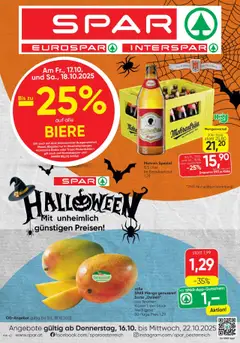Vorschau der Angebote: Spar Aktuelle Angebote gültig ab 16.10.2025