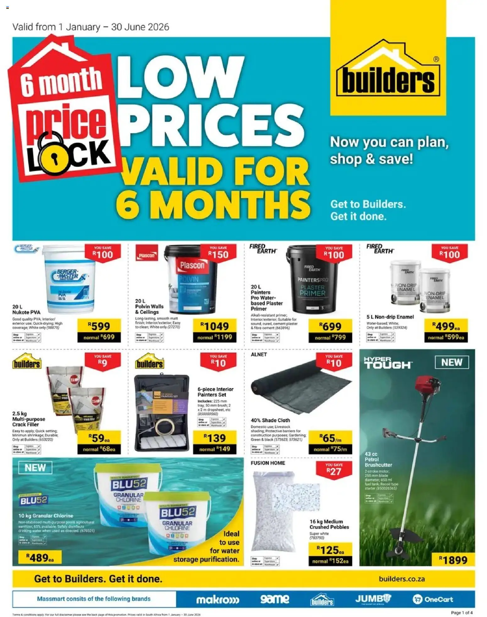 Preview of Builders flyer valid from 01/01/2026