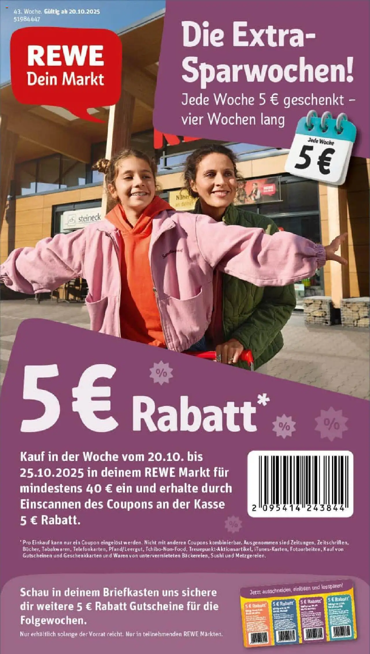 REWE Prospekt ab 19.10.2025 nächste Woche - Prospekt Bargteheide	
