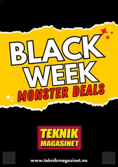 Forhåndsvis Black Friday fra butikk Teknikmagasinet gyldig fra 21/11/2025