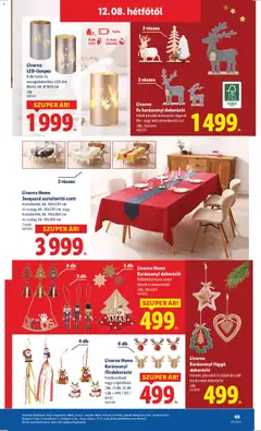Lidl - Akciós újság Lidl megtekintése, amely érvényes 2025.12.04.-től | Oldal: 49