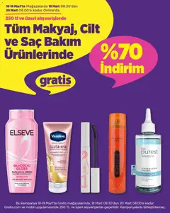 Gratis Gratis İndirim 18.03.2026 - Broşürünün önizlemesi