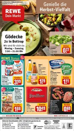 Vorschau von dem Prospekt des Geschäftes Rewe, gültig ab dem 19.10.2025