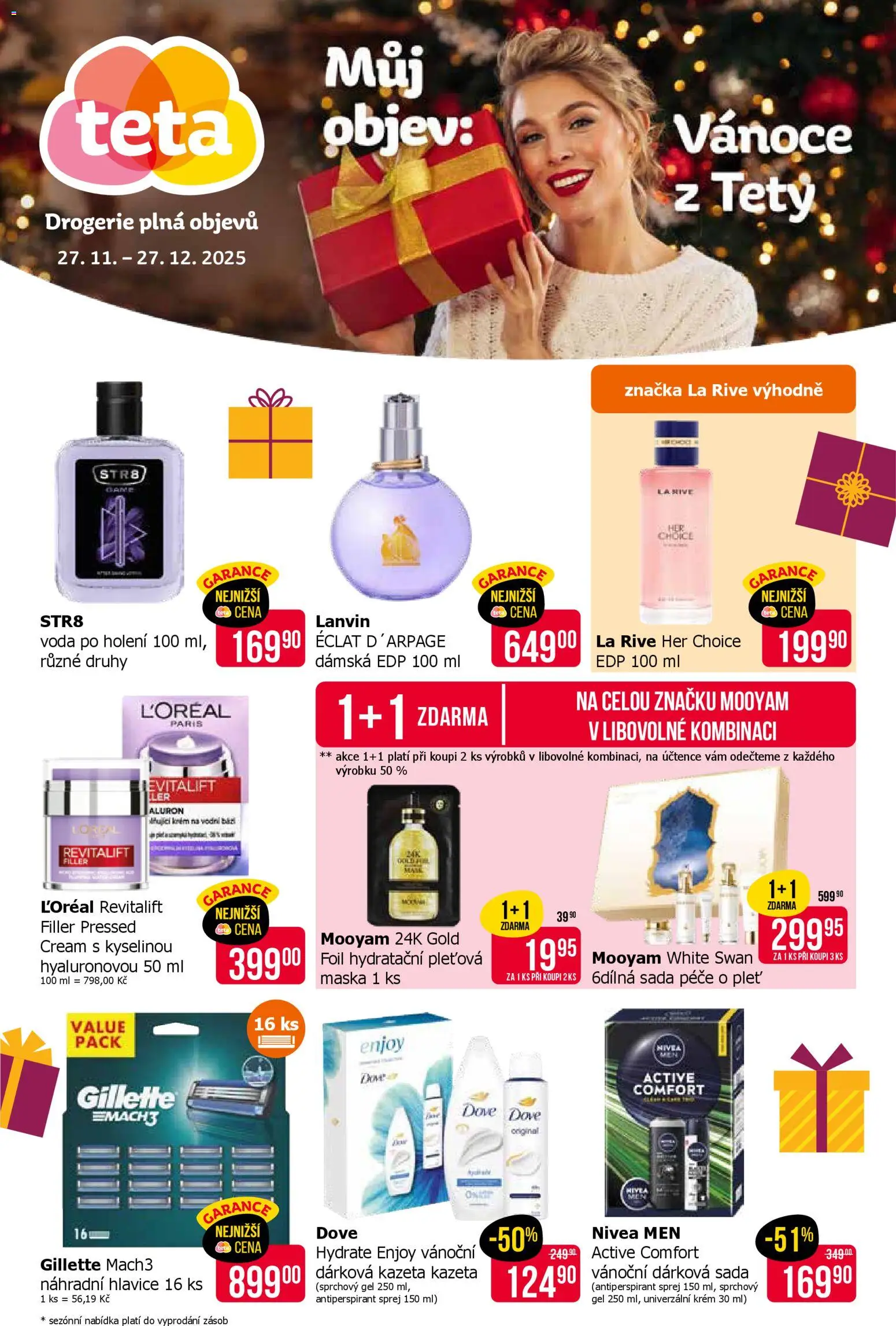 Náhled nabídky: TETA Drogerie Leták - Vánoce platný od 27.11.2025