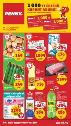 PENNY - PENNY akciós újság megtekintése, amely érvényes 2026.04.16.-től
