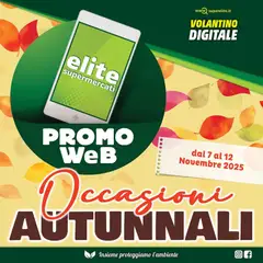 Anteprima dell'opuscolo Volantino Promo Web dal negozio Elite Supermercati valido da 07/11/2025
