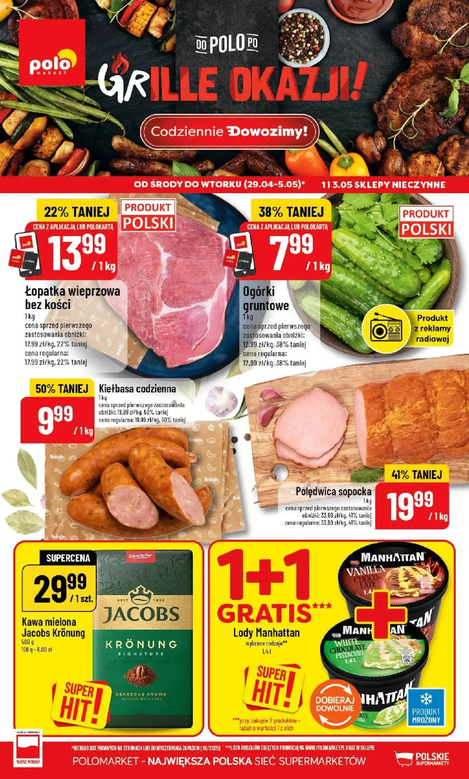 Pogląd gazetki "POLOmarket gazetka" ze sklepu POLOmarket ważnej od 29.04.2026