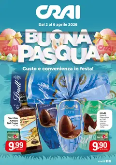 Anteprima dell'opuscolo CRAI volantino Buona pasqua dal negozio CRAI valido da 02/04/2026