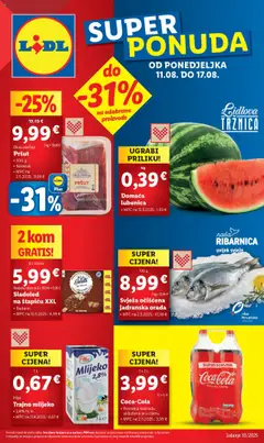 Pregled letka Katalog trgovine Lidl vrijedi od 11.08.2025
